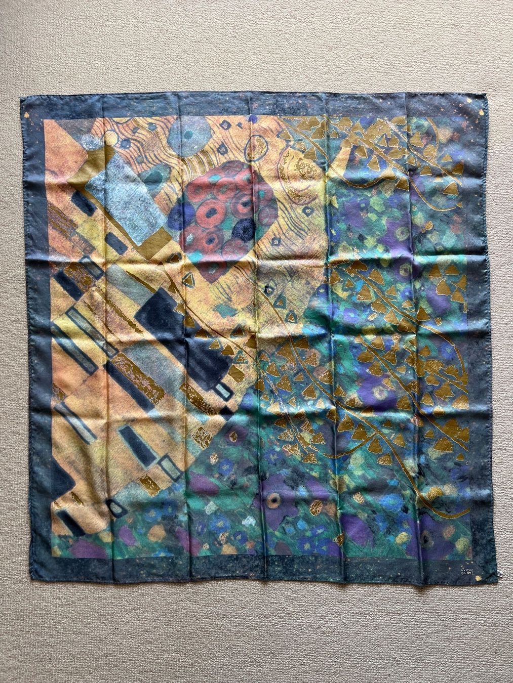 Foulard & Sciarpe: Seidenfoulard Gustav Klimt – Nuovo (secondo la descrizione) da Biel-Benken BL venduto da efd4105