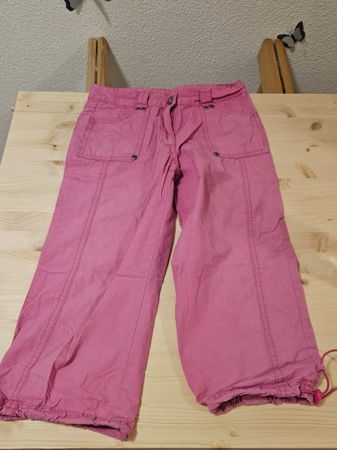 Sommerhose, Gr. 134, Pink, gebrauchten Zustand!