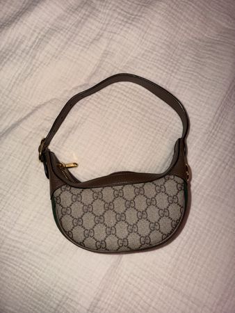 Gucci Ophidia Handtasche braun beige guter Zustand