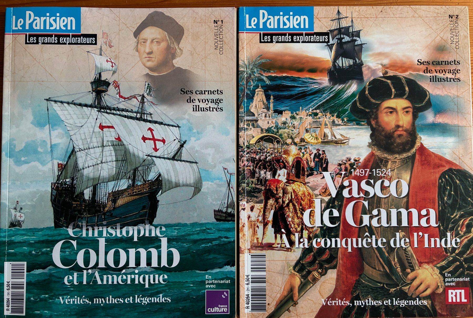 Riviste & Magazine: Les grands explorateurs (Le Parisien) – Nuovo (secondo la descrizione) da Moutier venduto da Lebaladin63