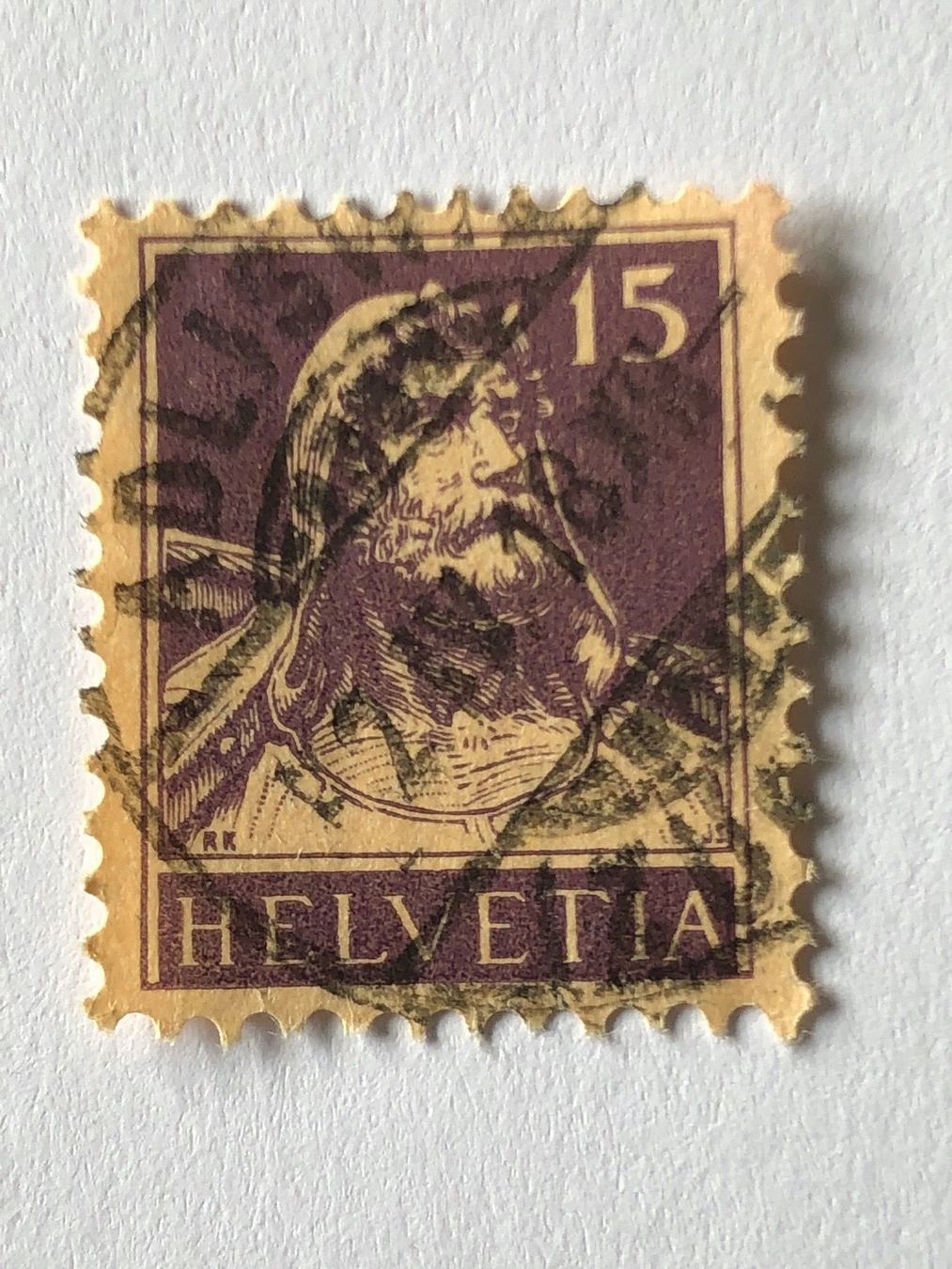 Alle Briefmarken: Nr.128 mit Vollstempel – Gebraucht aus Aarau von Billa007