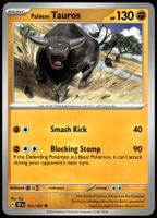 Pokémon Paldean Tauros 101/191   SV08 Surging Sparks