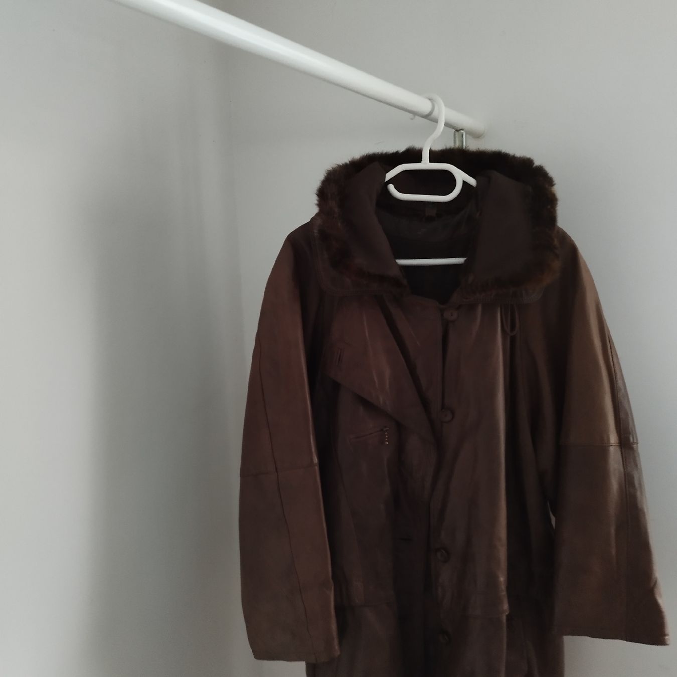 Mäntel: Ledermantel, echtes Leder, braun, Gr. 42 – Gebraucht aus lommis von inf_thv8 2