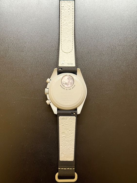 Swatch Orologi: Omega x Swatch Moonswatch Mission to the Moon mit Armband! – Usato da Kloten venduto da Nalhza 3