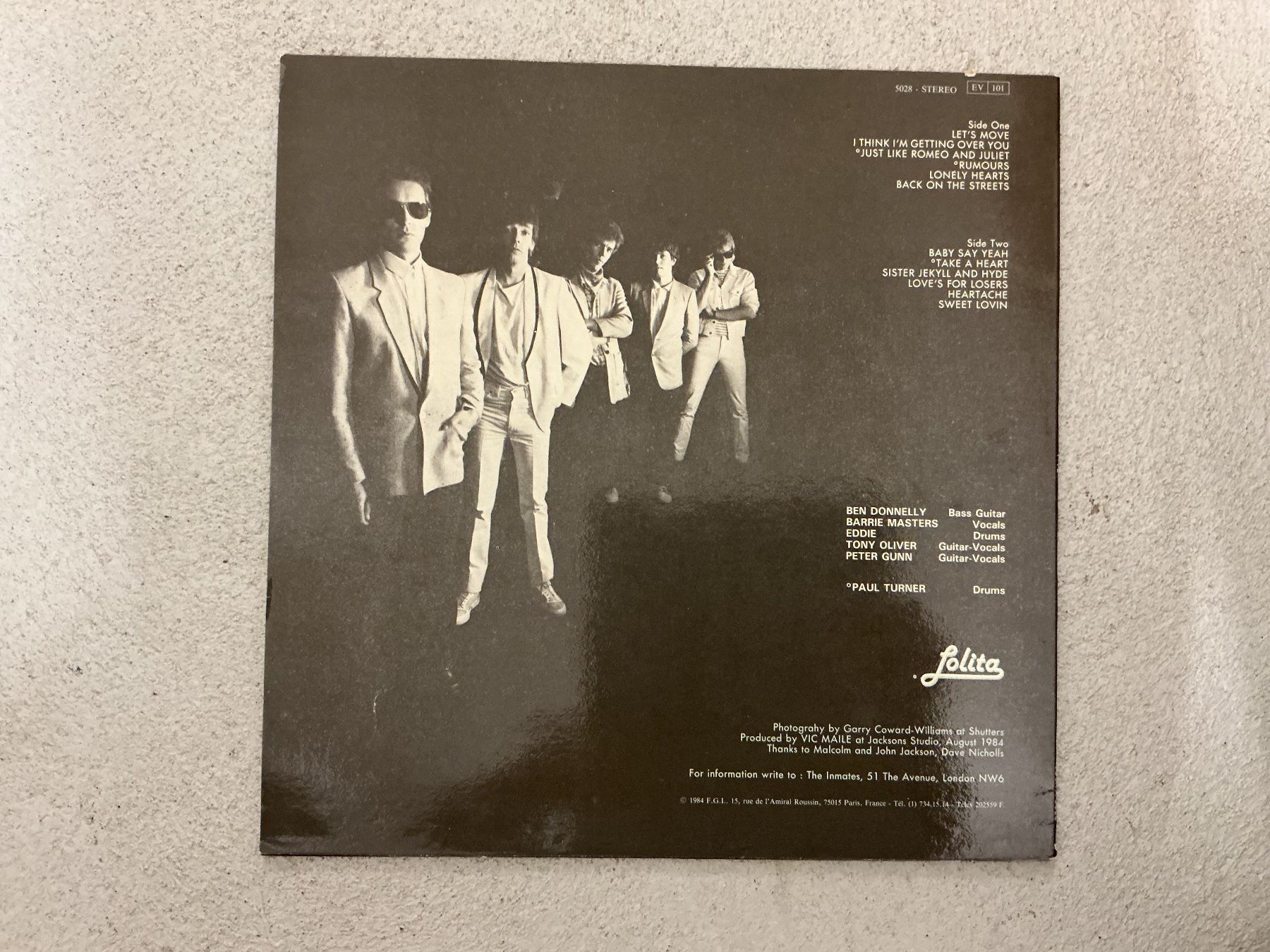 Schallplatten: The Inmates LP - Five" – Gebraucht aus Winterthur von Tumko_7_Vinyl 1