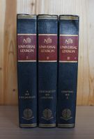 Antike Bücher Universal Lexikon NSB in 3 Bänden 1960er Jahre