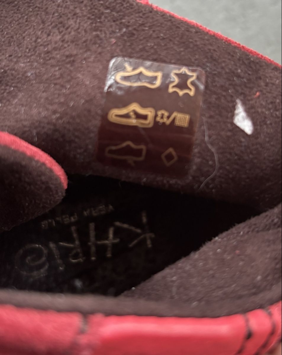 Damenschuhe: Damen Sneaker Leder Keilabsatz Khrio – Gebraucht aus Münsingen von Richigen 1