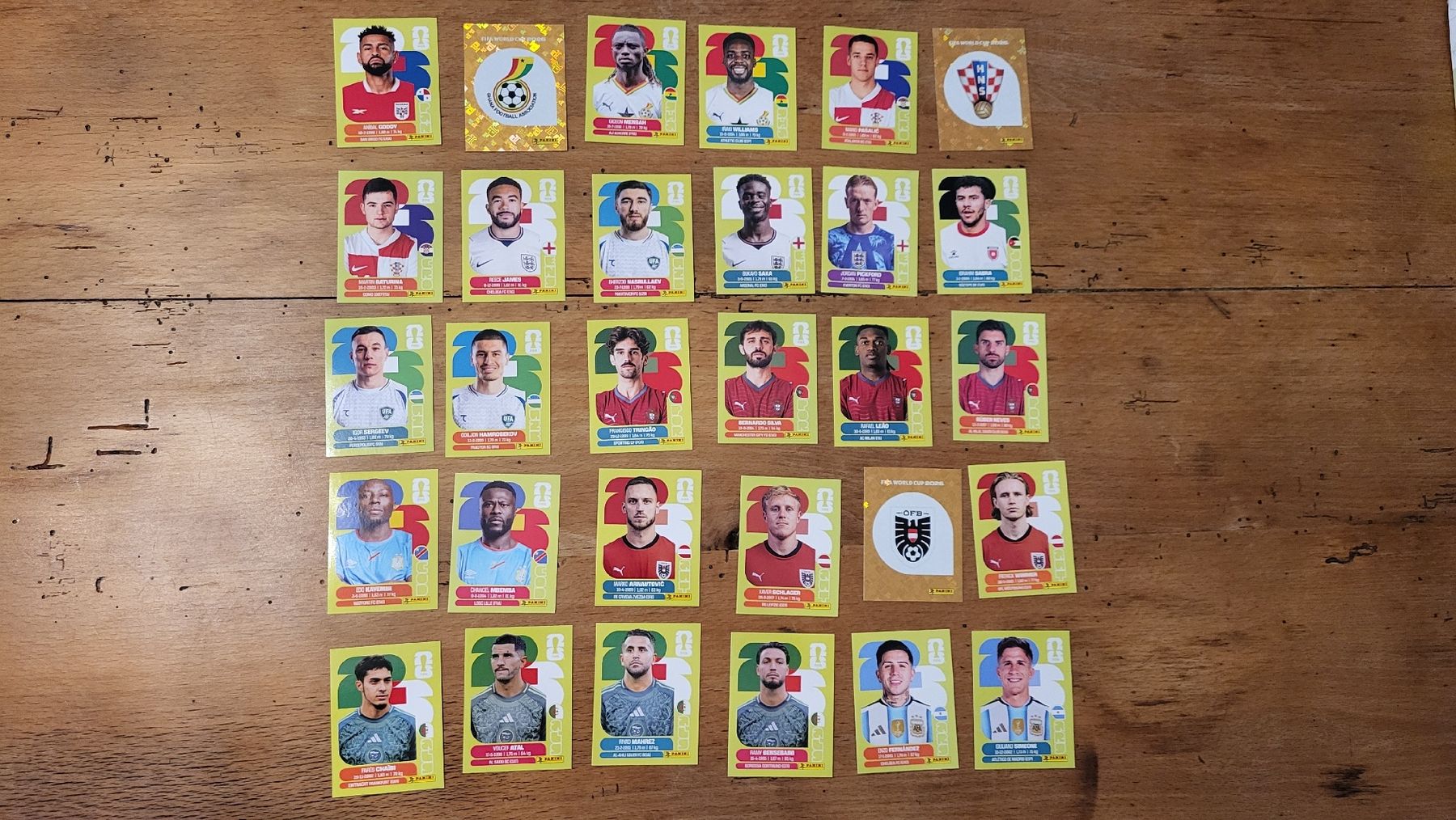 Panini Sammelbilder & Trading cards: 30 Paninibilder WM 2026   – Neu (gemäss Beschreibung) aus Kirchberg BE von Aussie01
