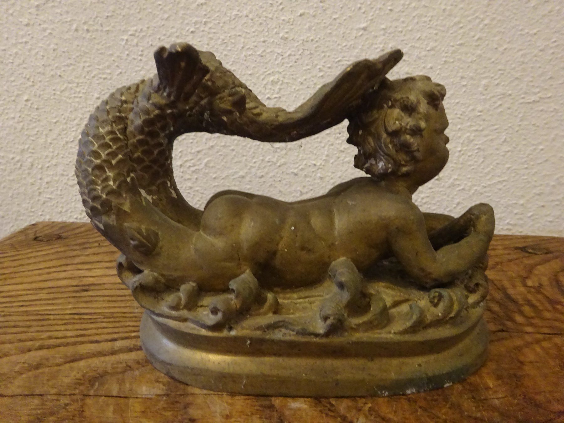 Sculture & Statue: Brunnenfigur Fisch Poseidon Wasser – Usato da Esslingen venduto da eintagammeer 6