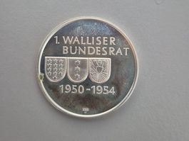 Gedenkmünze 1. Walliser Bundesrat Dr. H.C. Josef Escher