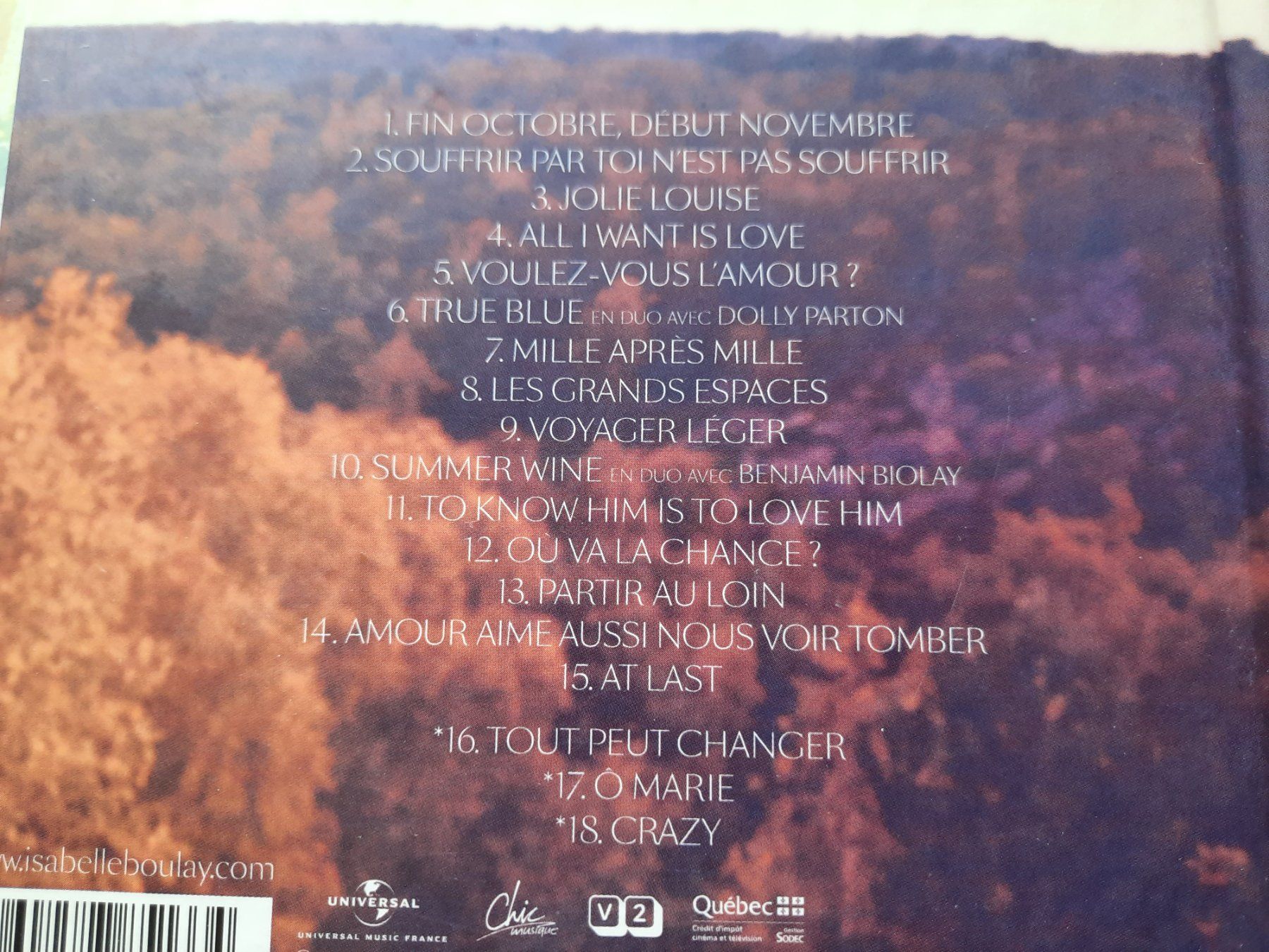 CD: Cd Isabelle Boulay - les grands espaces – Usato da Pully venduto da bro_n52j 2