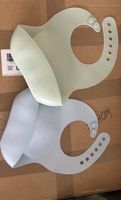 2  Lätzchen Silikon  mint und blau