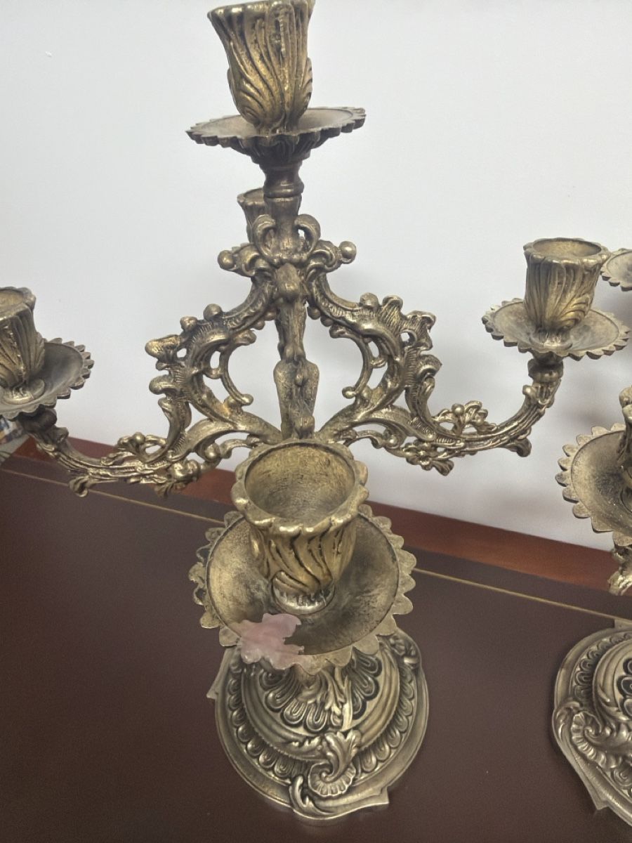 Portacandele: Paire de chandeliers – Usato da Bôle venduto da K200C 6