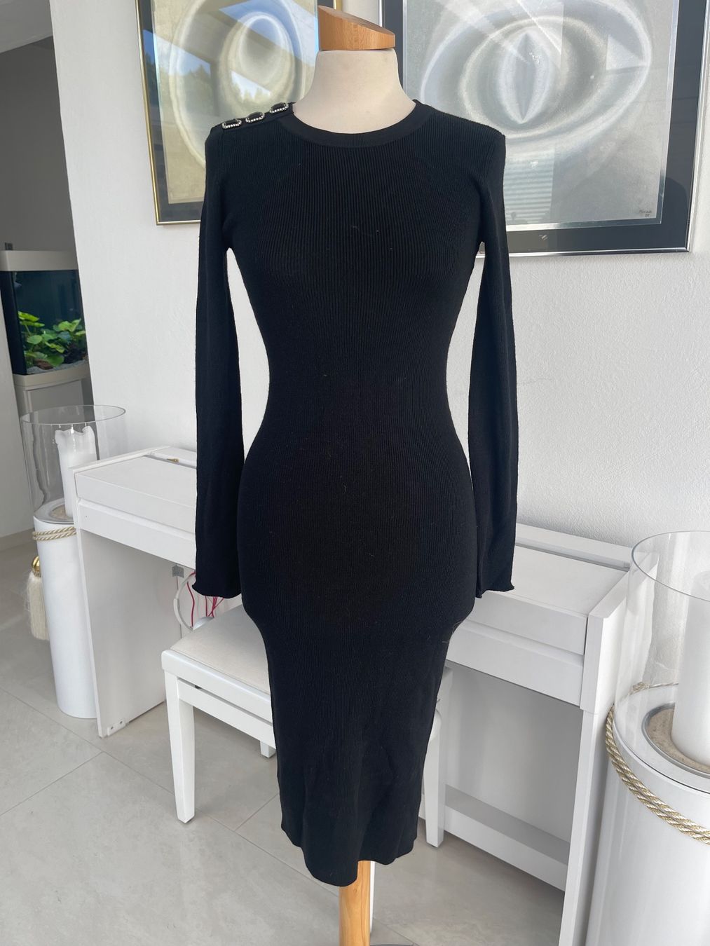 Pinko Robes: Pinko Strickkleid, Grösse S, Schwarz – Neuf (Voir description) à Weisslingen par Spiegelbild0