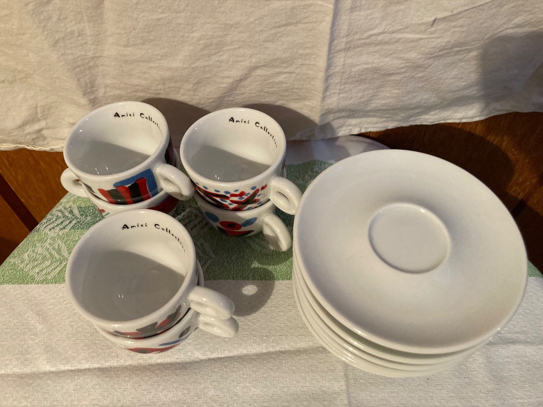 Amici Tazze: Illy Amici Collection 1995 Penk Espresso Tassen cups 6 Stk – Nuovo (secondo la descrizione) da Frick venduto da Freiwillig39 2
