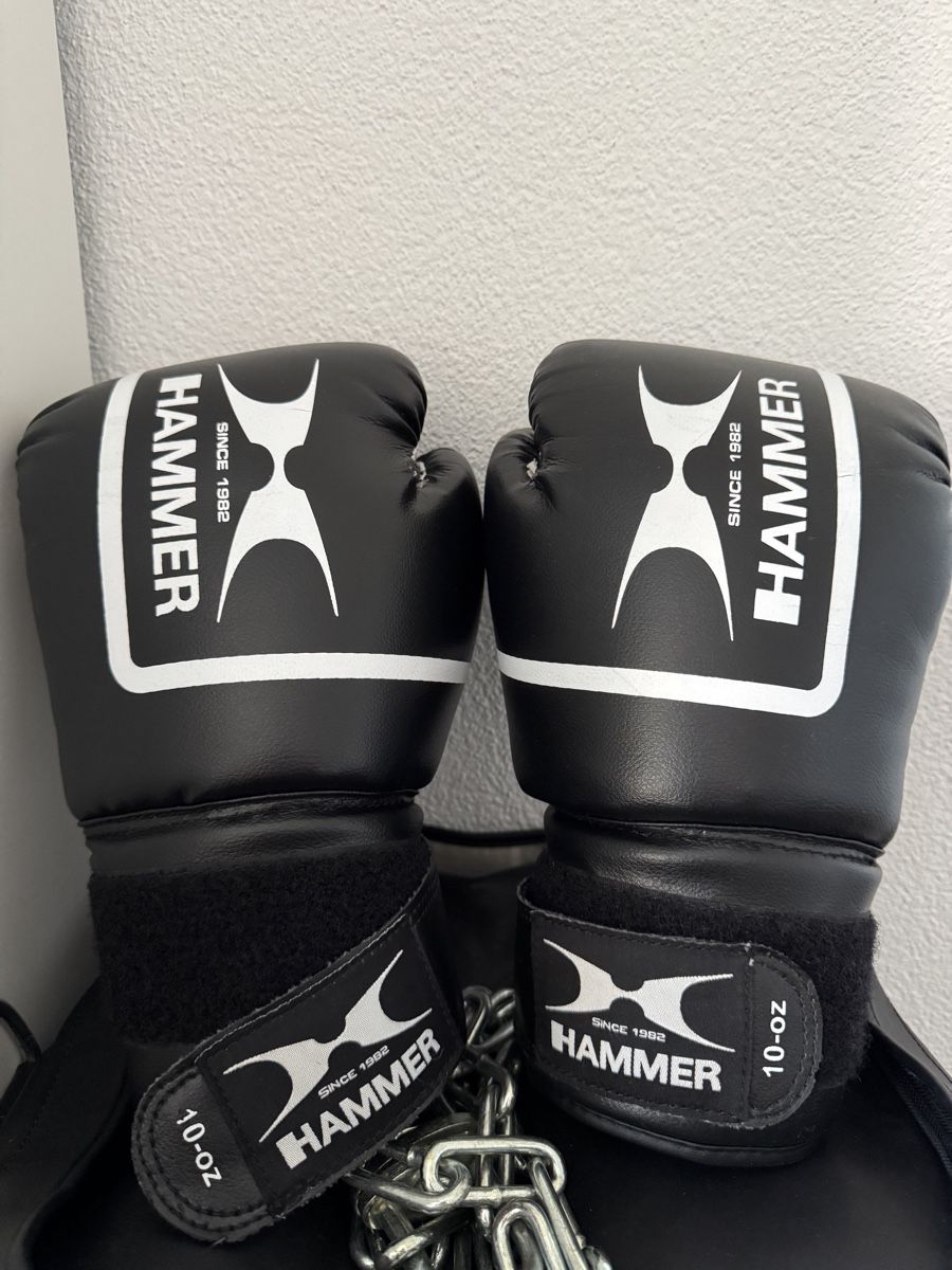 Sacchi da boxe: Boxsack Hammer+gratis Boxhandschuhe  – Usato da Willisau venduto da sebi_12 1