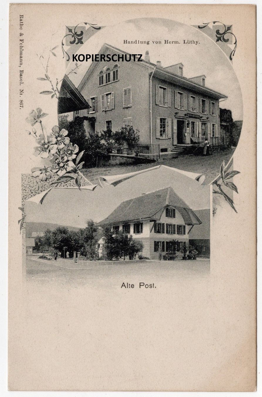 Cartoline postali: Dörflingen SH Handlung & Post – Usato da Rapperswil SG venduto da INTELVI
