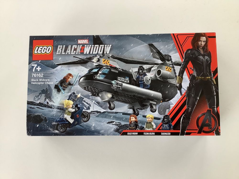 Lego 76162 Superheroes Marvel Black Widow‘s Helicopter Chase (Neu und ...
