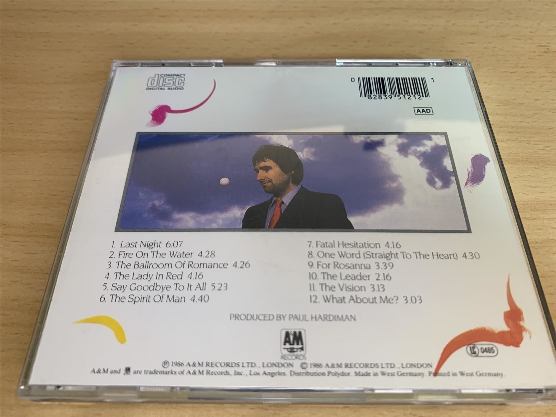 CD: Chris de Burgh – Into The Light – Usato da Rikon im Tösstal venduto da Alpenmutz 1