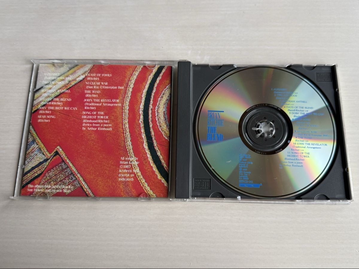 CD: Brian Ritchie - The Blend CD, Album 1987 – Usato da Oberried Brienz venduto da Chyara 2