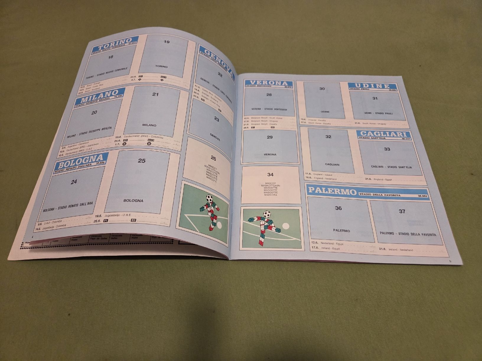 Panini Alben: Panini Album WM 1990 – Gebraucht aus Embrach von MamaSantos 2