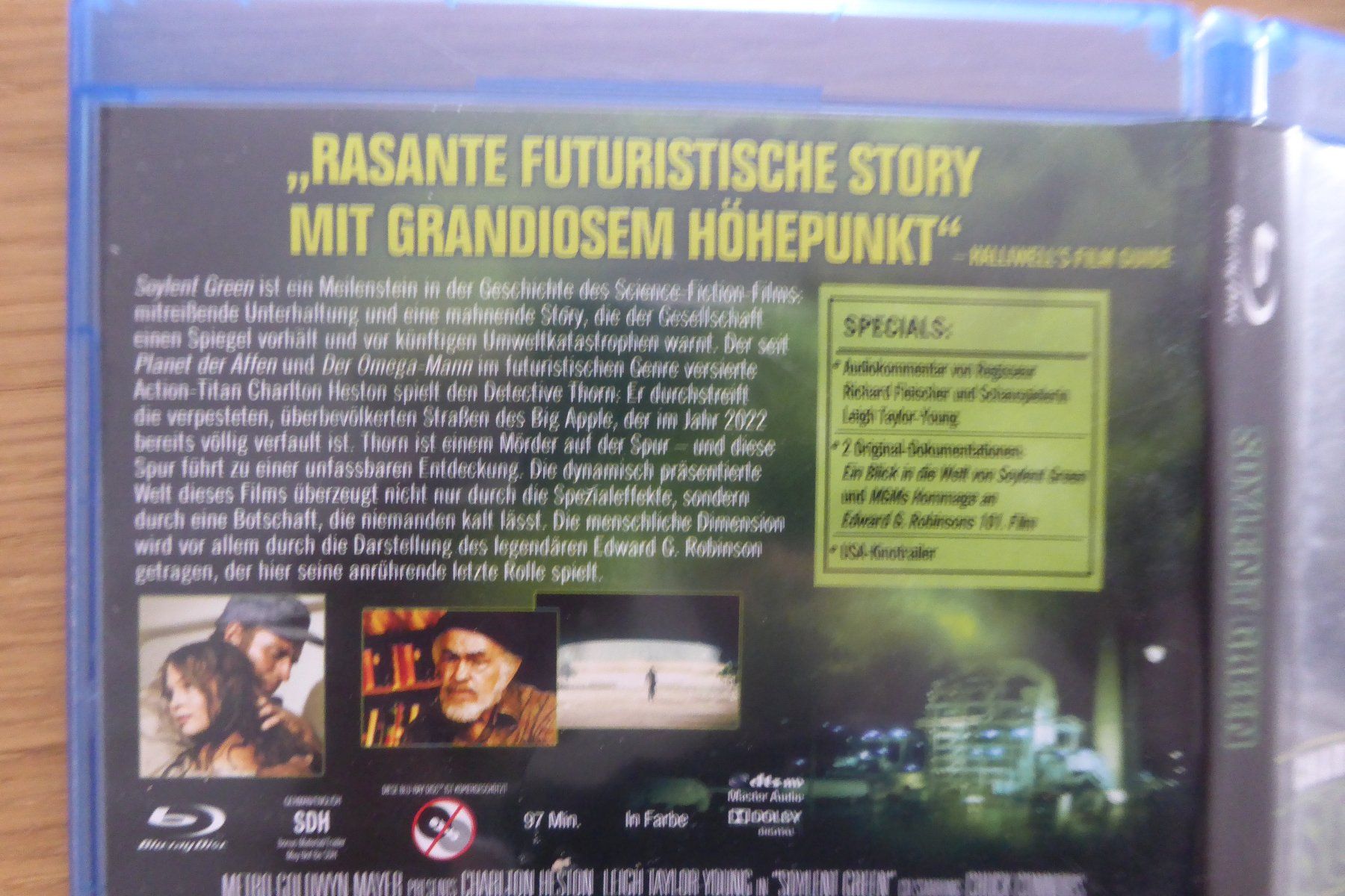 Alle DVDs: Bluray Soylent Green – Gebraucht aus Allschwil von Summelsarium 1