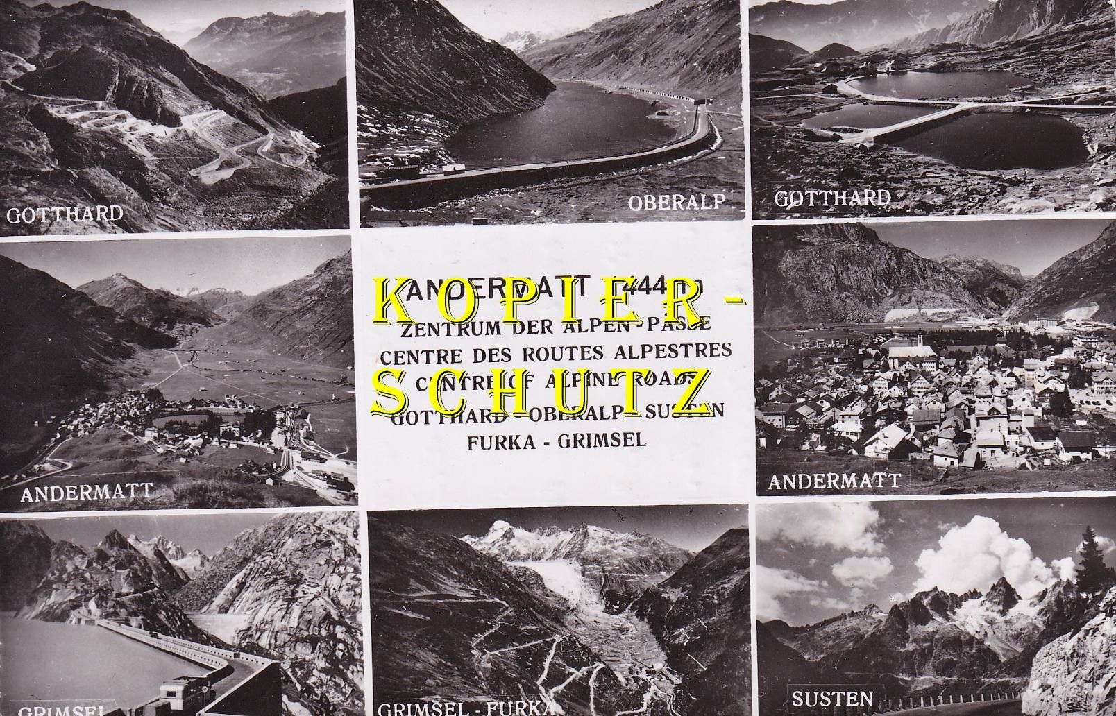 Ansichtskarten: Andermatt (Diverse Ansichten) /bl – Gebraucht aus Hombrechtikon von Rudolf07