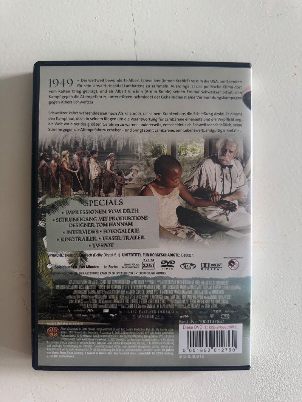 Tous les DVDs: ALBERT SCHWEITZER.  (DVD) – D'occasion à Basel par san_2qlq 1