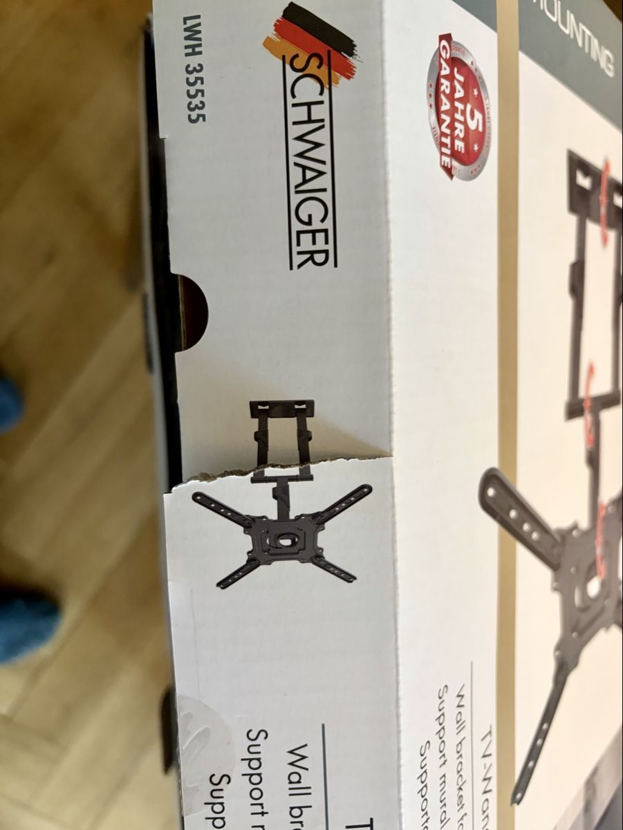 Supporti a parete: Schwaiger TV-Wandhalterung Ultimate – Nuovo (secondo la descrizione) da Basel venduto da Konix 1