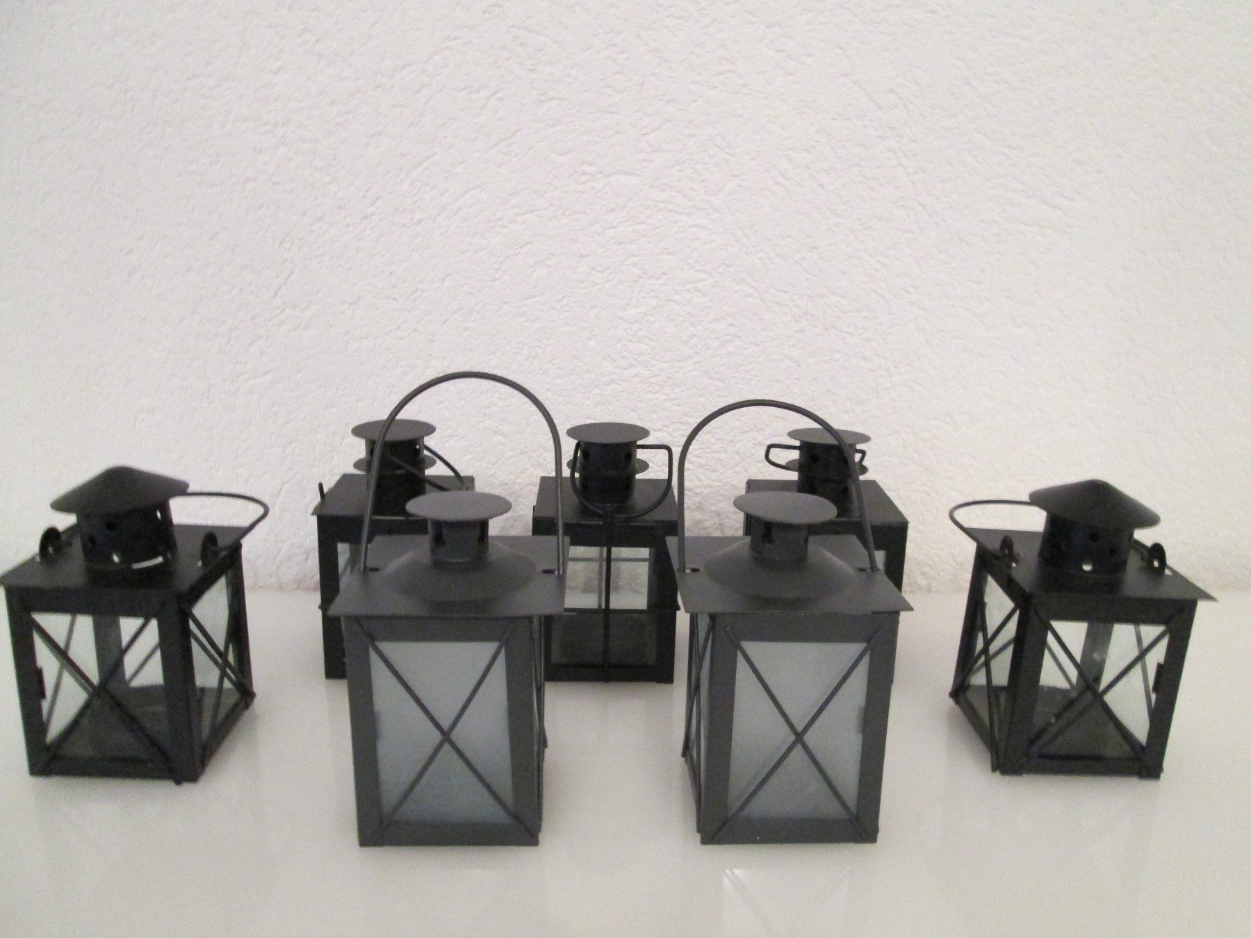 Lanterne: 7 Mini  Laterne. Schwarz – Usato da Movelier venduto da ddomenika 1