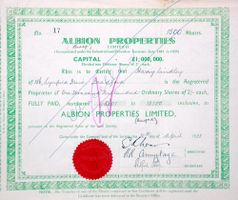 Albion Properties Ltd. - 1939