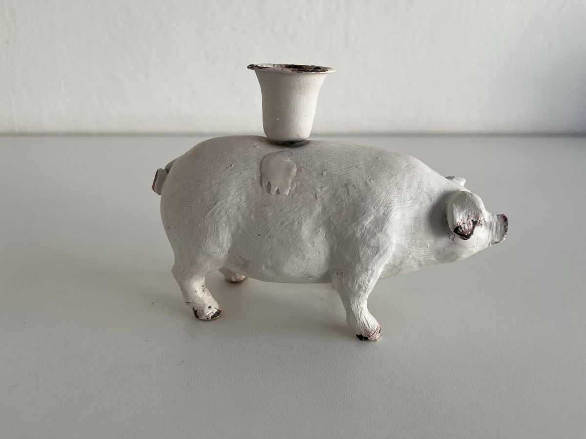 Figurines: Schwein / Kerzenständer – D'occasion à Wetzikon ZH par seli03 1