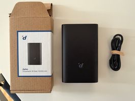 Powerbank Digitec 30 Watt 15000 mAh noir NEUF