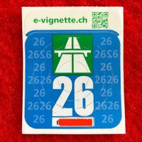 2026 Autobahnvignette Schweiz *NUR VERSAND CH B-Post GRATIS*