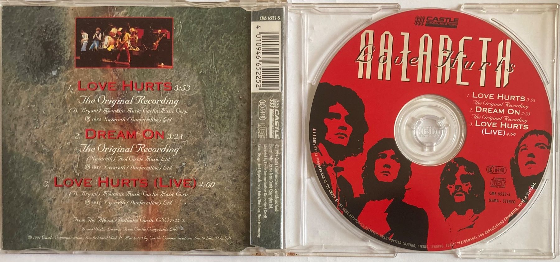 CD: NAZARETH - LOVE HURTS – Usato da Poliez-Pittet venduto da Newtown-Records 1
