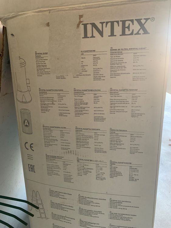 INTEX Pool Set 4.57x1.22m NEU & OVP 3