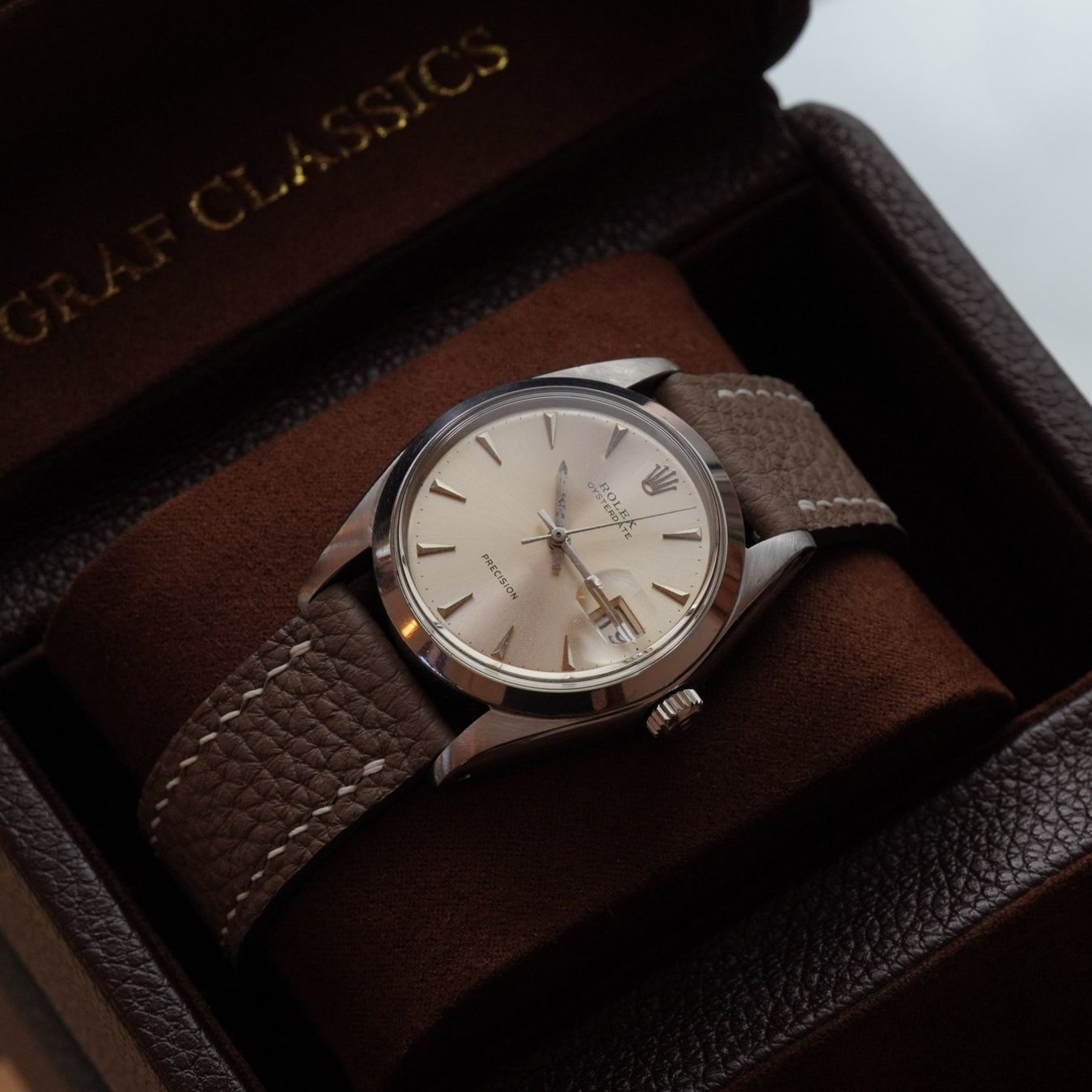 Rolex Orologi: Rolex Oysterdate Precision - Dagger Indizes – Usato da Kreuzlingen venduto da GRAFCLASSICS 2
