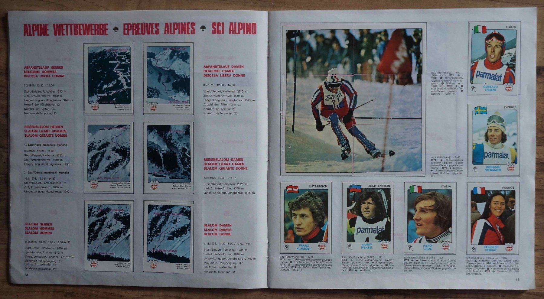 Panini Alben: Panini-Album Innsbruck 76 – Gebraucht aus Schindellegi von woneschi 2