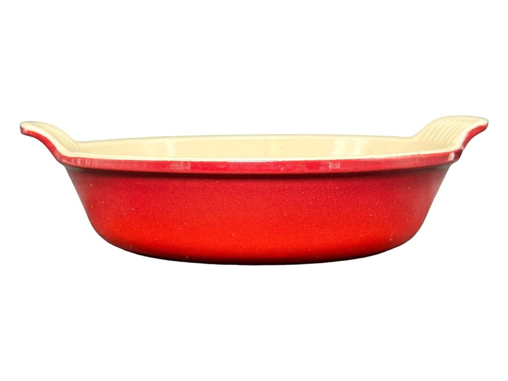 Lot De 3 Plats à Gratin En Fonte émaillée Le Creuset - Rouge - Passe Au Four Et Induction