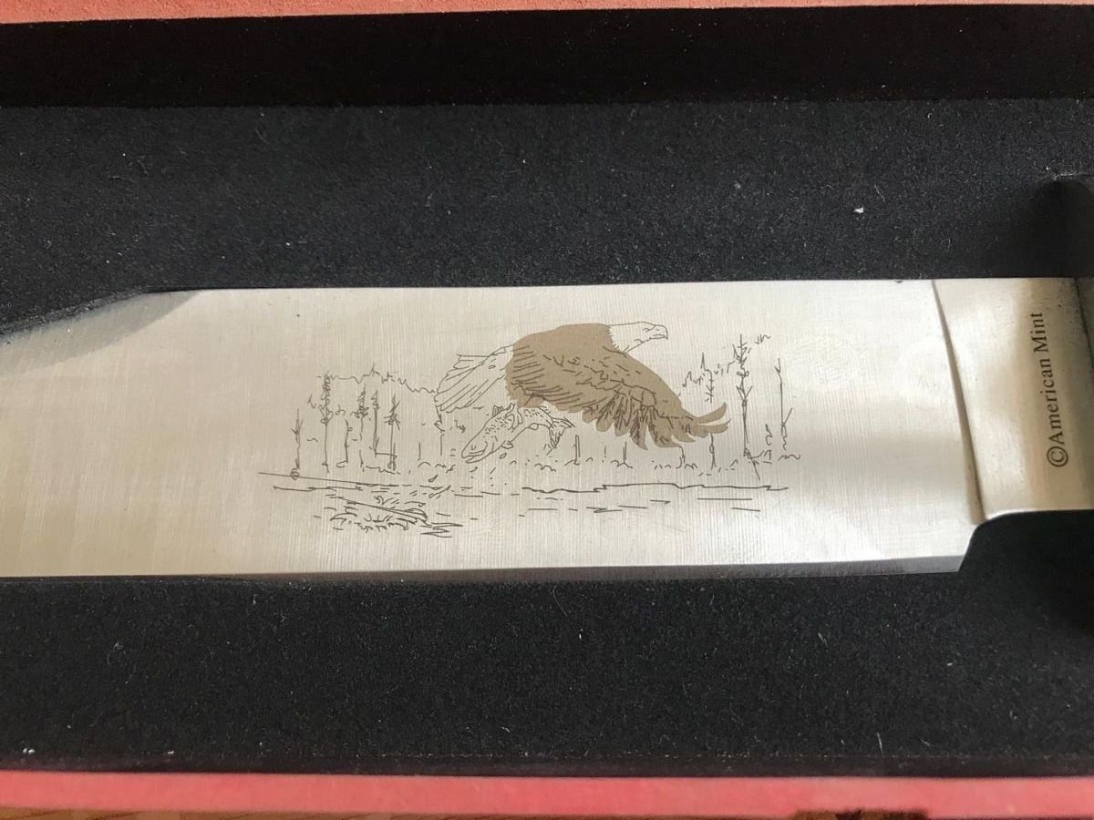 Accessori: Sammlermesser "König der Lüfte" Bald Eagle, neu – Usato da Winterthur venduto da ChicMarkt