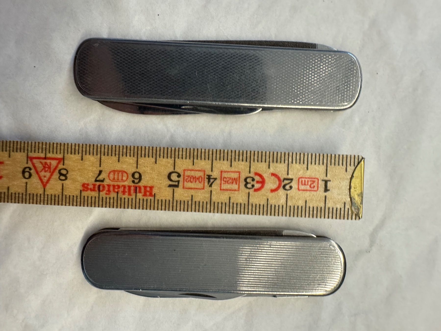 Coltelli tascabile: Ältere Herrenmesser / Taschenmesser mit Metallgriffschalen – Usato da Kestenholz venduto da Sackmesser67 1