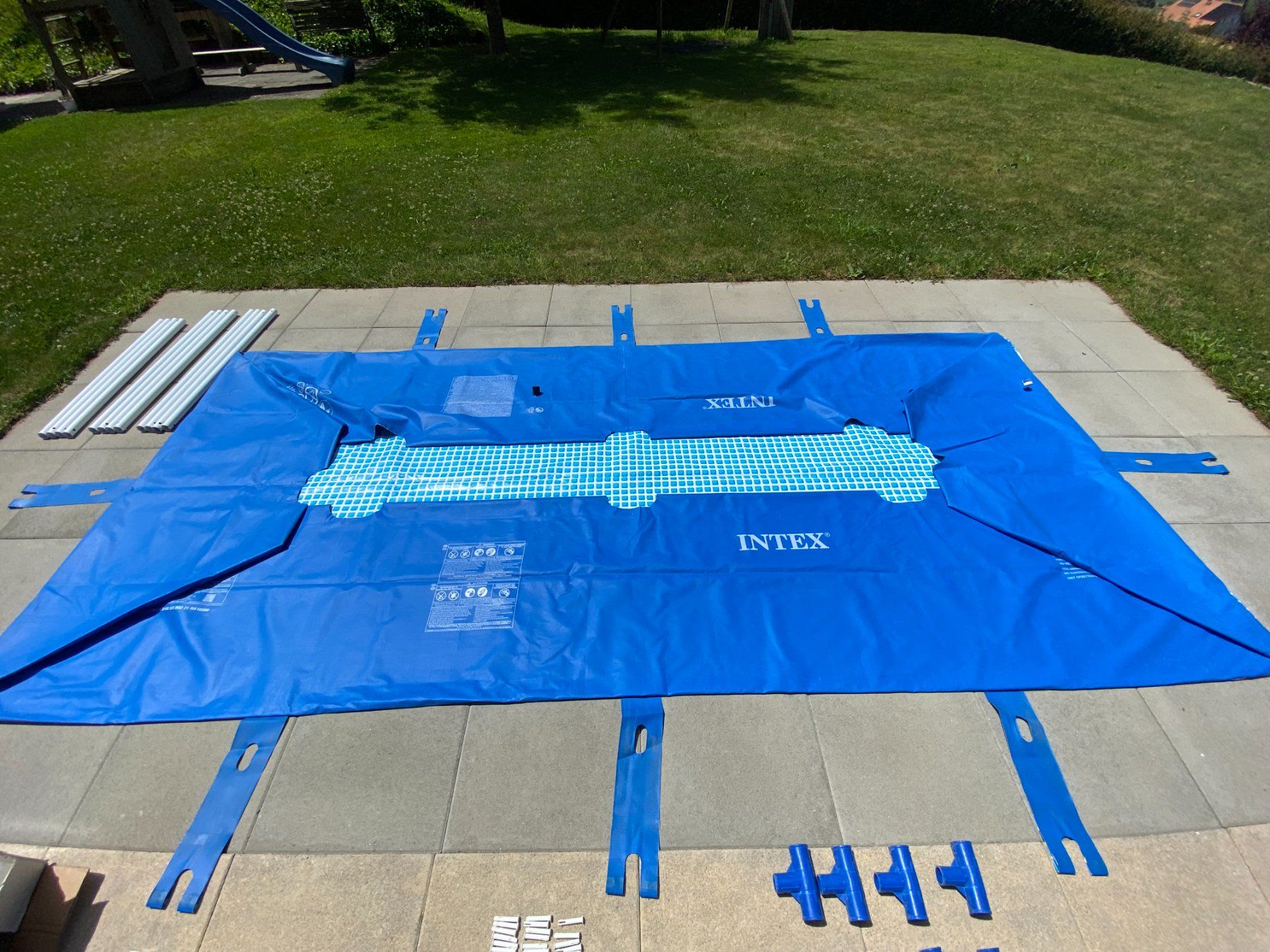 Intex Piscine: Piscine INTEX Small Frame 450 x 220 x 84 cm – Usato da Vauderens venduto da Castafior