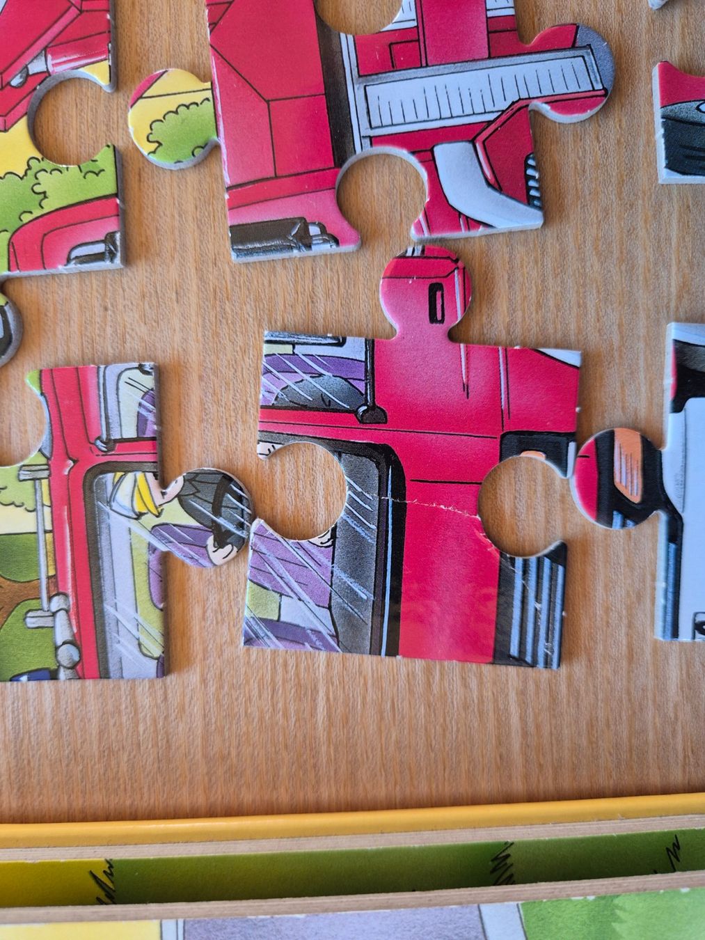 Puzzles: Puzzlebuch 4×12 Teile - Feuerwehr – Gebraucht aus Giswil von 0G6 5