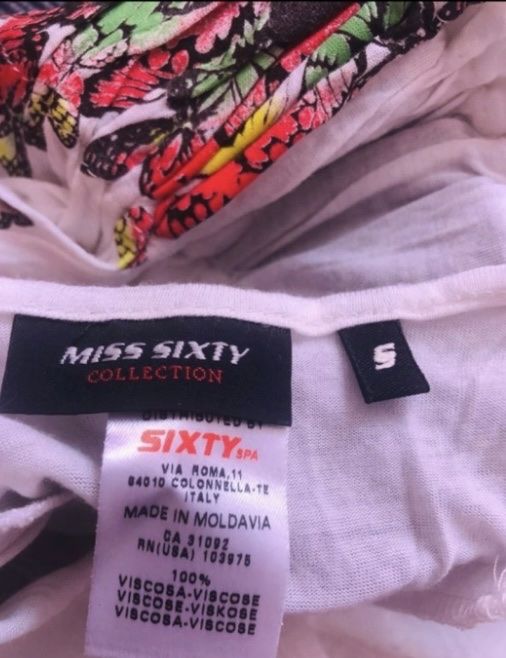 Miss Sixty Tops: Vintage Miss Sixty Butterfly Top, size S – Neu (gemäss Beschreibung) aus Kloten von jan_xn8f 1