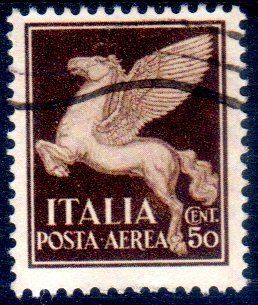 Tutti i francobolli: ITALIA 1930 POSTA AEREA 50 CENT GESTEMPELT - H87D – Usato da Losone venduto da EM2019