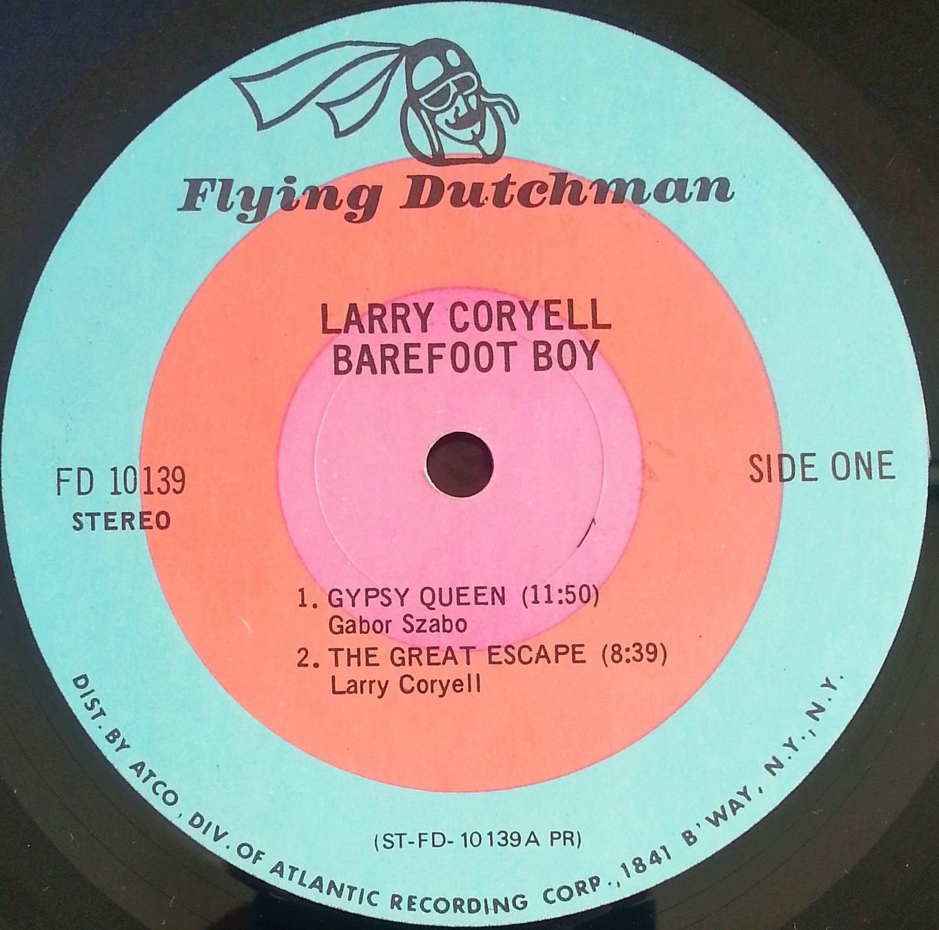 Schallplatten: LP Vinyl: LARRY CORYELL -  Barefoot Boy, 1971 – Gebraucht aus Oberriet SG von Manick 2