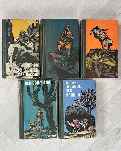 Libri: Karl May - 5 Bände Bertelsmann Verlag – Usato da Löhningen venduto da Sojoso 1