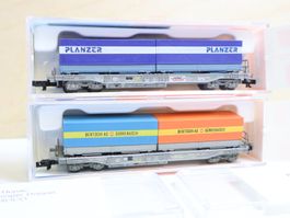 ROCO 2 x SBB HUPAC Wagen Set 25213/15 Spur N