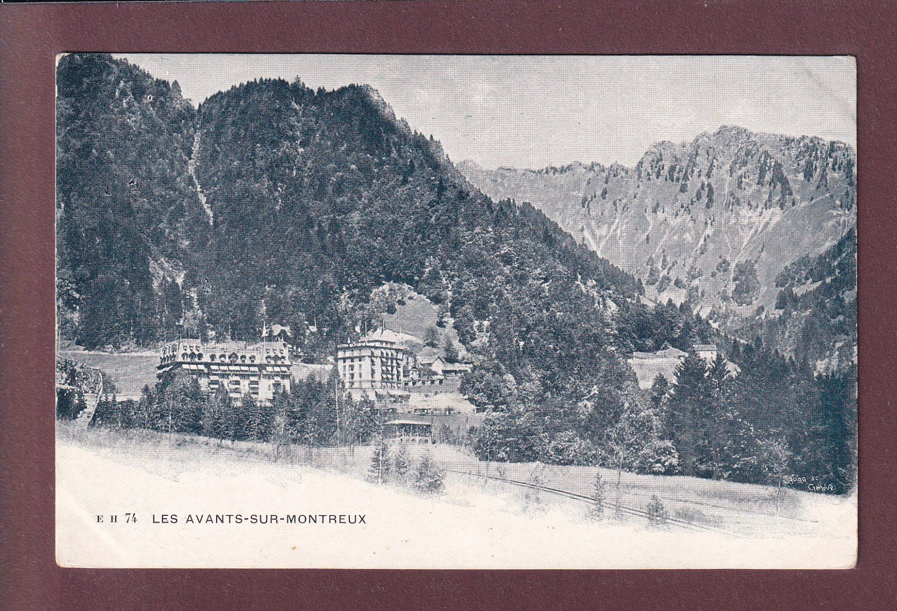 Cartes postales: LES AVANTS sur Montreux – D'occasion à Pully par nicecards