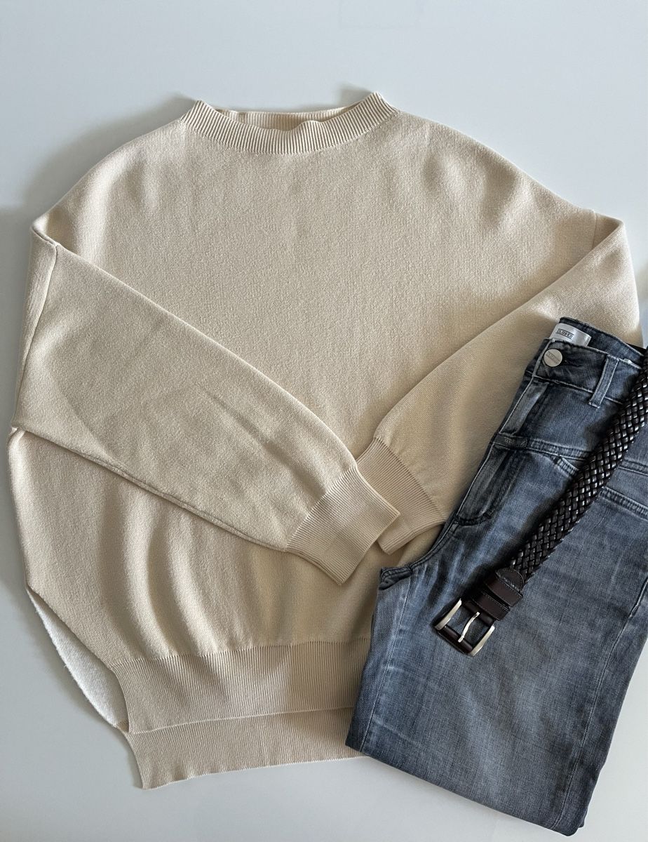 Closed Pullover & Sweatshirts: CLOSED Oversize Pullover Gr. XS Beige/Gelb – Gebraucht aus Zürich von Recode.Fashion 5